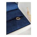 SU PERİSİ TAKI BİJUTERİ Çelik Gold Zirkon Taşlı Halka Piercing , Tragus