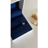 SU PERİSİ TAKI BİJUTERİ Cerrahi Çelik Gold Çok Taşlı Kelebek Piercing , Tragus