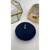 SU PERİSİ TAKI BİJUTERİ Cerrahi Çelik Gold Tek Taşlı Papatya Model Piercing ,Tragus,Helix