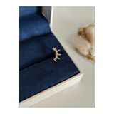 SU PERİSİ TAKI BİJUTERİ Cerrahi Çelik Gold Yarım Güneş Piercing ,tragus
