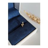 SU PERİSİ TAKI BİJUTERİ Cerrahi Çelik Gold Zirkon Taşlı Yılan Model Piercing Tragus