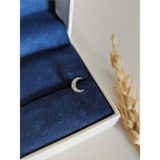 Su Perisi Takı Bijuteri Cerrahi Çelik Gümüş Ay Tragus Piercing