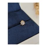 SU PERİSİ TAKI BİJUTERİ Cerrahi Çelik Zirkon Taşlı Güneş Piercing , Tragus