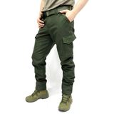 Su-Rüzgar Geçirmez Haki Softshell Pantolon