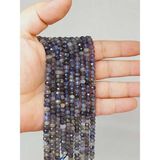 Su Safiri (İyolit) Taşı Rondela Faset Kesim 3.5*5mm Dizi (53104)