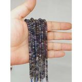 Su Safiri (İyolit) Taşı Rondela Faset Kesim 3*4.5mm Dizi (53112)