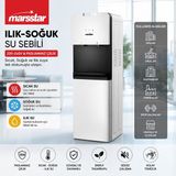 Su Sebili Sıcak - Soğuk - Ilık 220-240V - Paslanmaz Çelik MSWD-100