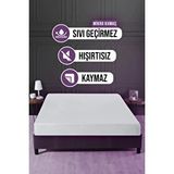 Su Sıvı Geçirmez Su Emmez Terletmez Yatak Koruyucu Alezi Mikro Yatak Koruyucu Alez 140x200 Cm Fitted Baza 30cm Beyaz