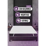 Su Sıvı Geçirmez. Su Emmez, Yatağınızı Terletmez. Yatak Koruyucu Alez Pamuklu 90x190cm Dört Köşe Lastikli Beyaz