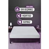 Su Sıvı Geçirmez Yatak Koruyucu Alez Yatak Alezi Çarşaf Mikro 100x200cm Fitted Baza+30cm