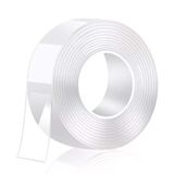 Su Sızdırmaz Çift Taraflı Şeffaf Bant 5 Metre Ekstra Güçlü Yıkanabilir İnce Nano Bant Genişlik 30Mm Kalınlık 1Mm Halı Ev Mutfak Banyo Araba Ofis İçin Lts-Bnd07