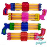 Su Tabancası 3 Atarlı 40 cm - Renkli