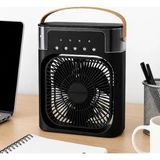 Su Tanklı Buharlı Serinletici Fan | Taşınabilir Mini Klima Fanı | LED Işıklı Hava Soğutucu - Çok Renkli