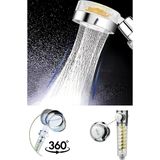 Su Tasarruflu Duş Başlığı - Yüksek Basınçlı Turbo Jet Duş Başlığı - 360° Hareketli Başlık