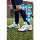 Su Yeşili Akıllı Bağcıklı Unisex Çocuk Futbol Ayakkabısı Halı Saha 620 P-F