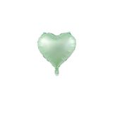 Su Yeşili Renk Kalp Folyo Balon 45 cm 1 Adet