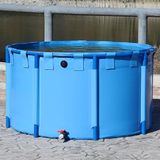 Su yetiştiriciliği için genel su deposu, çelik çerçeve, çok fonksiyonlu PVC branda, balık için geçici gölet, akvaryum için havuz havuzu, plastik torba su geçirmez, havuz