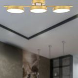 Sual Ledli Avize 3 Renk Işık Veren Enerji Tasarruflu Modern Avize Salon Cafe Oturma Odası - Eskitme - üçlü