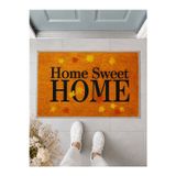 Suare Concept Sonbahar Yapraklı Home Sweet Home Kapı Önü Paspası 40x60 cm - Dijital Baskılı Yıkanabilir Kaymaz Taban Paspas