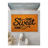 Suare Concept Tipografik Home Sweet Home Kapı Önü Paspası 40x60 cm - Yıkanabilir Kaymaz Taban Paspas