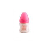 Suavinex Geniş Ağız Cam Biberon-Girl - Isıya Dirençli -120 Ml