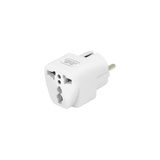 Sub Zero EX50 Premium Seyahat Adaptörü | İngiltere, Amerika, Avustralya, AB (Türkiye) | Gri, Kompakt Tasarım | Uluslararası Priz Dönüştürücü Adaptör
