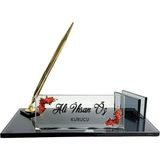 Suba Kristal Kişiye Özel Uv Baskılı Kristal Masa Isimliği