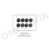 Subap Lastığı (8Mm Takım Vıton 8 Adet8×10.8X14.2x10mm) Peugeot 306 406 Em Ym Partner M49 M59 Dw8 Xf2n-F3n-F3p-F3r-F8q-J6r