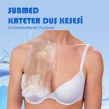 Submed Diyaliz Kateter Kesesi, Su Geçirmez Banyo Bandı 10 Adet