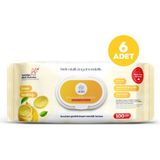 Subo Care SUBO YÜZEY TEMİZLİK HAVLUSU 100 'LÜ LİMON FERAHLIĞI 6X100