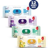 Subo Care Subo Yüzey Temizlik Havlusu 100 'lü Mix 12 X100 (4x3 Mix )
