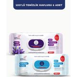 SUBO YÜZEY TEMİZLİK HAVLUSU 100 'LÜ MİX 6X100 (3 L.FERH + 3 B.SABN.FERH )