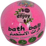 Subutu Pembe Düşler El Yapımı Banyo Küvet Topu Sabunu Pembe 90-120 gr