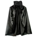 Subutu Siyah Renk Yakalı Halloween Pelerini 90 cm - Seçenek