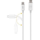 Subzero Apple iPhone 2 Metre Hızlı Şarj Kablosu Type C - Ligtning Pd 20W 2 Metre - Beyaz