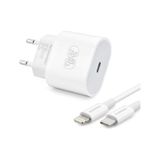 Subzero Apple Uyumlu iPhone 12 12 mini 12 pro 12 pro max Yeni Nesil 20W USB-C Güç Adaptörü Hızlı Şarj Aleti ve 1M Kablosu
