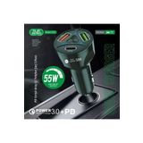 Subzero Cr10 3 Çıkışlı Çakmaklık Şarj Seti Usb Type-c Car Charger 55w 3.0a Hızlı Şarj Pd/qc