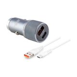 Subzero CR92 20W 3.4A Hızlı Pd+Usb Çıkışlı Iphone Araç Şarj Aleti - Gri