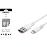Subzero Iphone Powerbank USB Şarj ve Data Kablo | Hızlı 2.0A - 25CM - CL17 - Beyaz