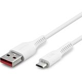 Subzero Micro USB 2.2 Hızlı Şarj 0.25CM Powerbank- Veri Transfer Kablosu CL56 - Beyaz