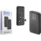Subzero PR120 10.000 mAh Kablolu Standlı Powerbank 22.5W Çıkış Gücü ile Taşınabilir Tasarım - Siyah