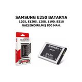 Subzero Samsung E250, 1205, 1208, 1190, B310, E1205 Batarya Yüksek Kapasite Subzero E250 Plus Bilişim