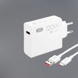 Subzero SG38 120W Gan Type-C Kablolu Turbo Ev Tipi Şarj Cihazı SG38 120W Turbo Hızlı Şarj Aleti Type-C Uyumlu Telefonlar İçin Ev Tipi Şarj Cihazı Hızlı Şarj Desteği 120W Charger Usb To Type-C Cable