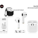 Subzero SW29 Aır5 Beyaz Aırpods Silikonsuz Bluetooth Kulaklık