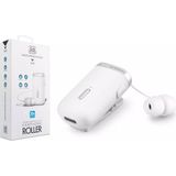 Subzero SW58 Makaralı Titreşimli Bluetooth Kulaklık | 20 Saat Pil + Boyun Askılı + Gürültü Engelleme - BEYAZ
