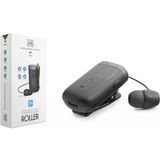 Subzero SW58 Makaralı Titreşimli Bluetooth Kulaklık | 20 Saat Pil + Boyun Askılı + Gürültü Engelleme - SİYAH