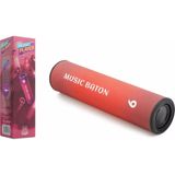 Subzero WR192 Silindir Tasarımlı Ekstra Bass Bluetooth / Sd Destekli Müzik Çalar Hoparlör - Kırmızı