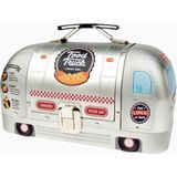 Suck Uk Food Truck Tasarımlı Metal Lunch Box Yemek Taşıma Kutusu - Çok Renkli