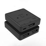 Suckoo 2 Yollu DP1.4 switcher 2 in 1 Out 1 in 2 Out çift yönlü Değiştirilebilir Manuel Düğme Paylaşıcı 8K60HZ 7680@4320 Dizüstü Bilgisayar Mac Harici displayport TV Monitörü Projektör Dönüştürücü