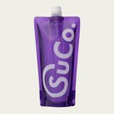 Suco Plum Suco 2.0 - 600 ml Mor Renkli Hafif ve Dayanıklı Matara Esnek Yapı ile Taşınabilir